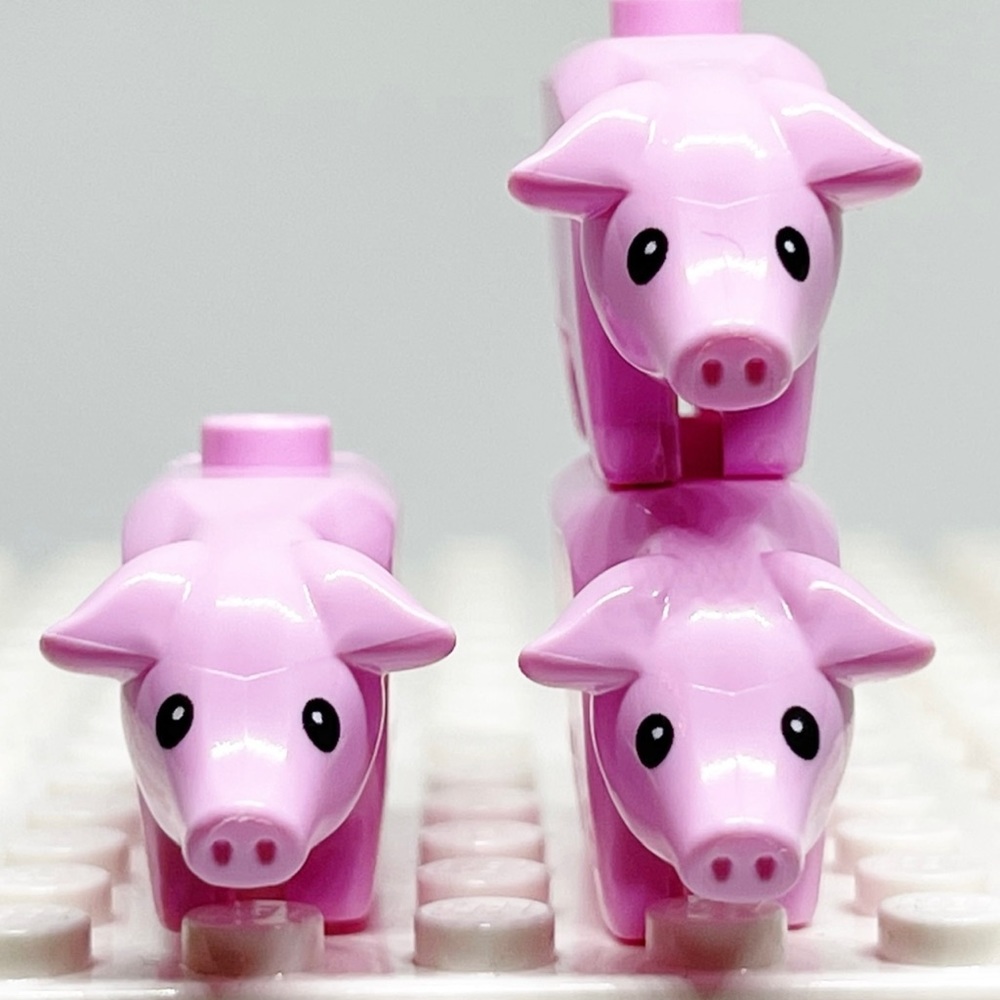 Lego Pink Pigs Lot of 3